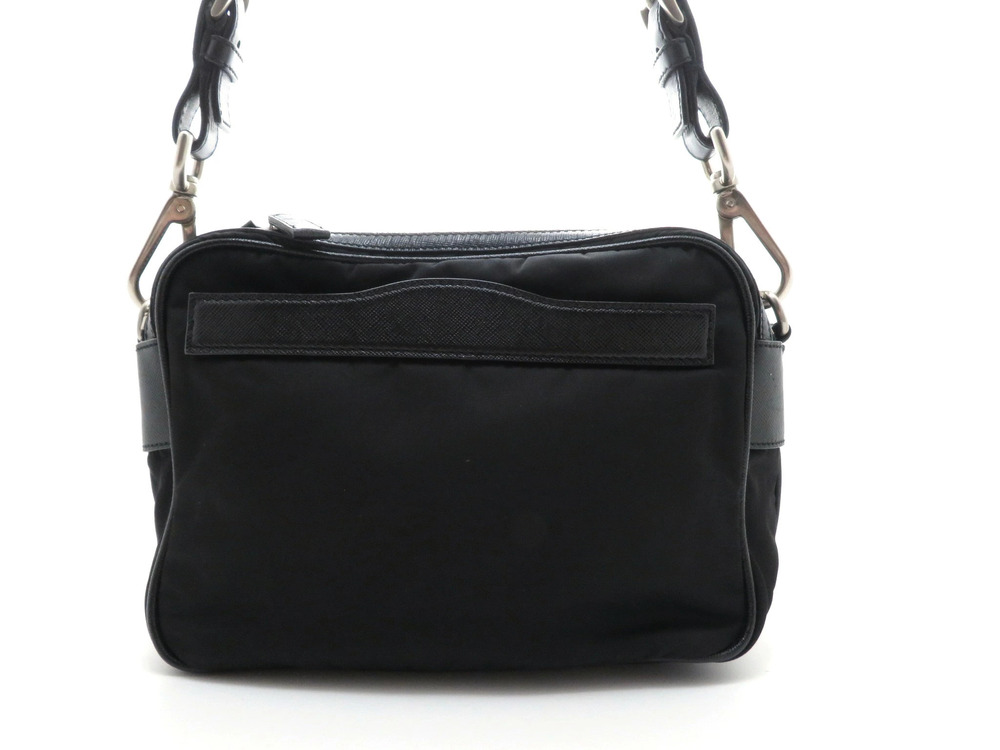 Prada Tessuto Shoulder Bag Saffiano leather